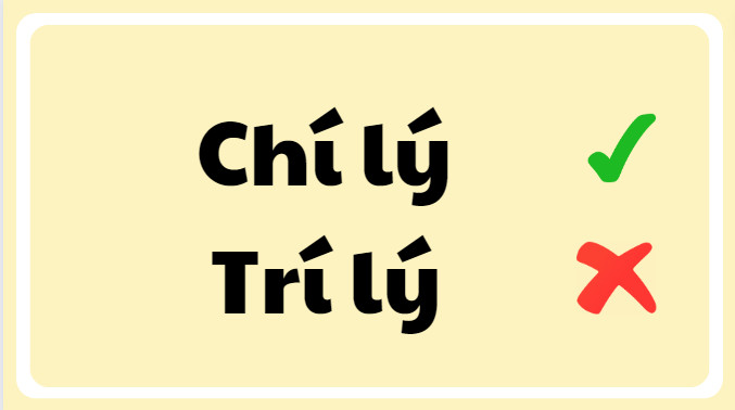 Chí lý hay trí lý đúng chính tả?