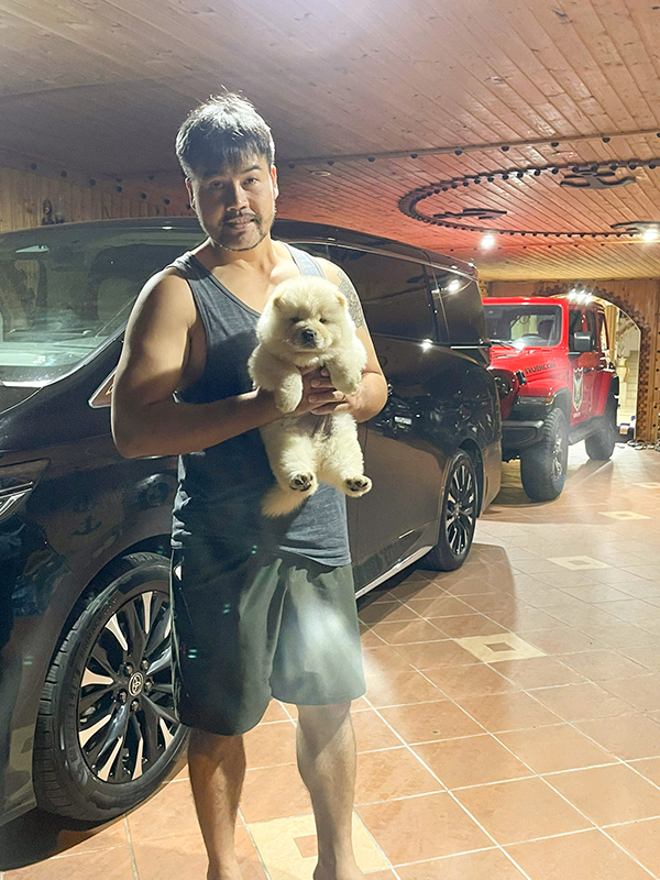 Laputa bàn giao một bé Chow Chow cho khách hàng ở HCM