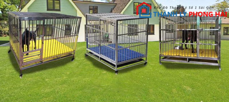 chuong-cho-meo-thanh-ly-5 Thanh Lý Chuồng Thú Cưng Inox Giá Rẻ Mới 99%