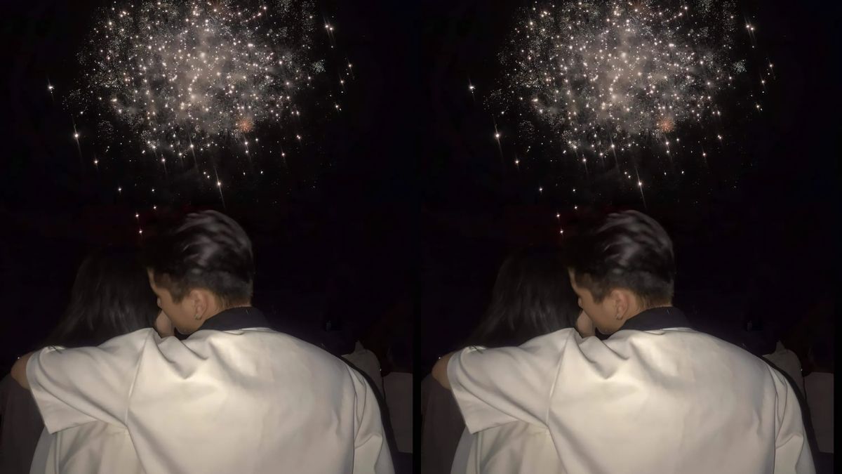 Chụp ảnh với người yêu giấu mặt để ghi lại khoảnh khắc bên nhau