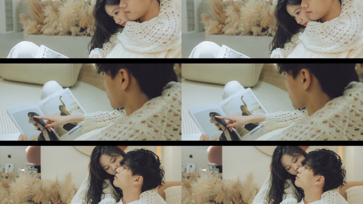 Chụp ảnh với người yêu giấu mặt cực lãng mạn và ấn tượng