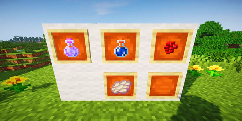 che tao thuoc trong minecraft