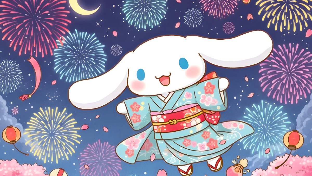 Ảnh nền máy tính Cinnamoroll cùng bạn bè