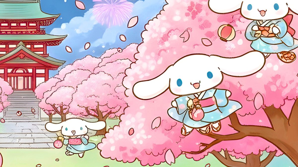 Hình nền Cinnamoroll ngày Tết