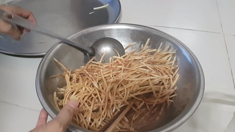 Đu đủ xào thịt gà