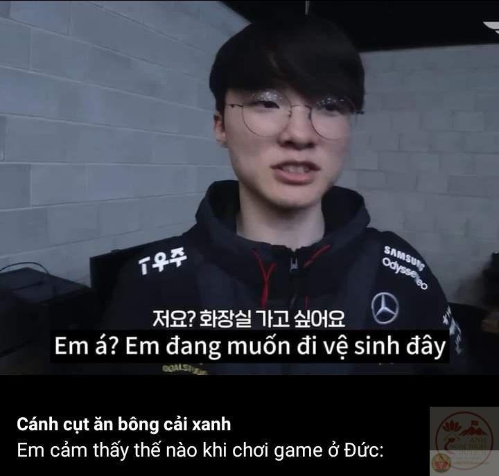 meme faker chế hài hước