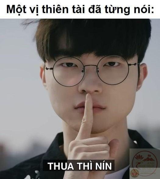 meme thua thì nín