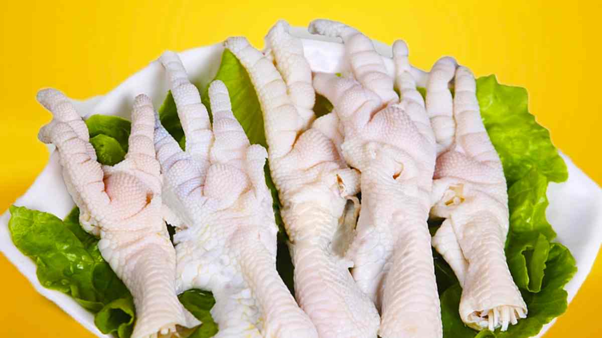 cách làm chân gà sốt thái