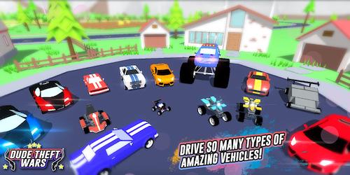 Dude Theft Wars (Menu, Tiền, Bất Tử, 1 Hit) 0.9.0.9f6 APK