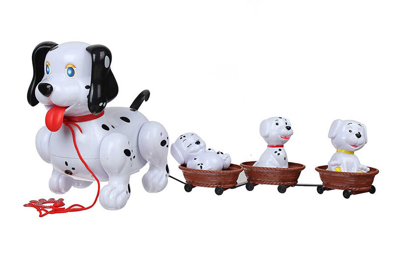 Bộ đồ chơi phát nhạc chó đốm kéo đàn No.6801