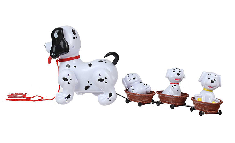 Bộ đồ chơi phát nhạc chó đốm kéo đàn No.6801