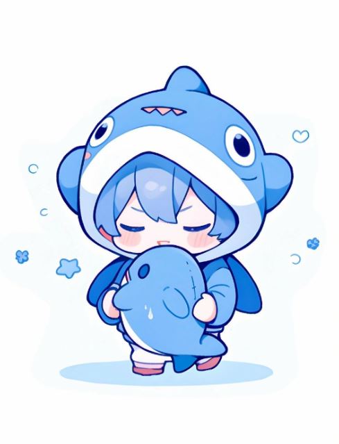 avatar cá mập anime nam