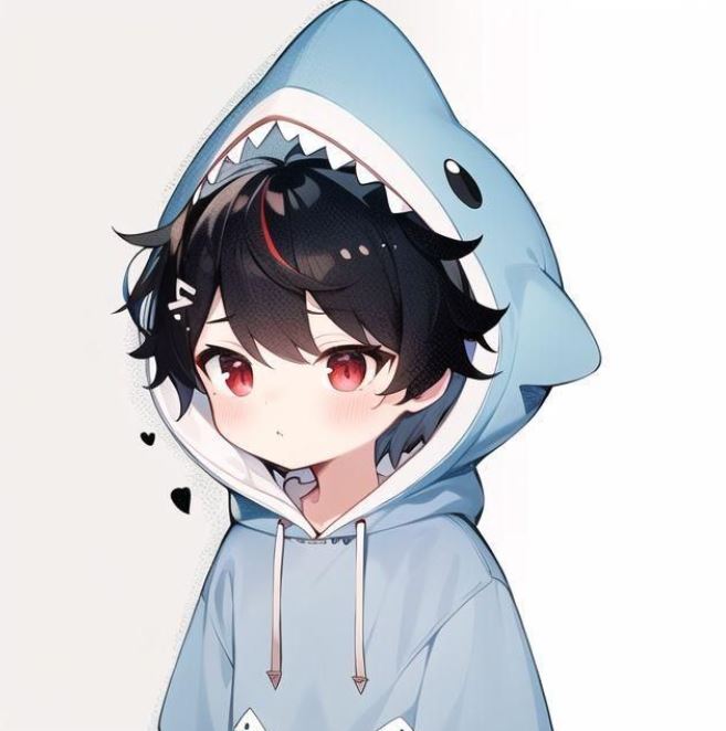 avatar cá mập cute anime