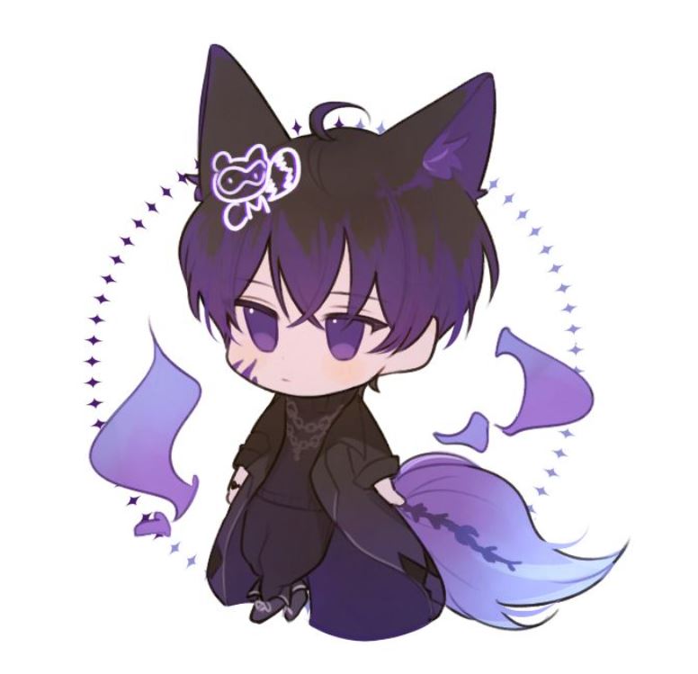 Hồ ly bóng tối với ánh mắt lạnh lùng bí ẩn