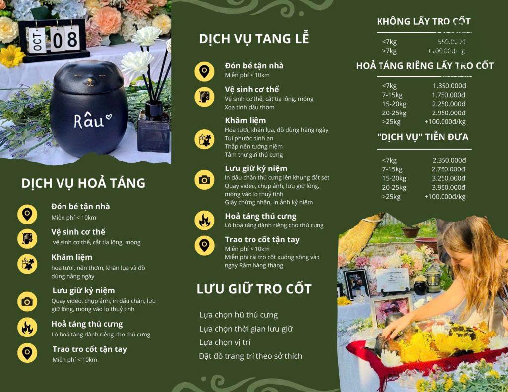 Dịch vụ mai táng thú cưng Hà Nội