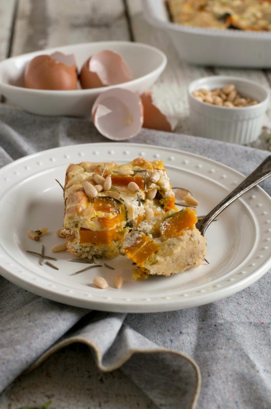 Kabucha Squash Egg Quiche