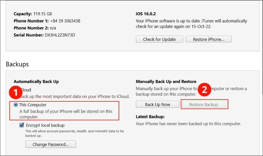 Cách lấy lại danh bạ trên iPhone