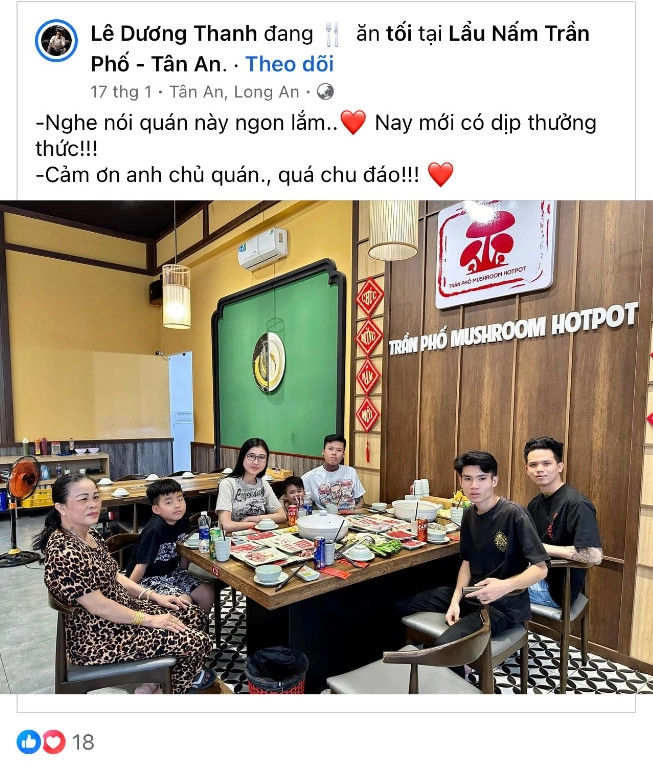 LONG AN - NHÀ HÀNG LẨU NẤM TRẦN PHỐ