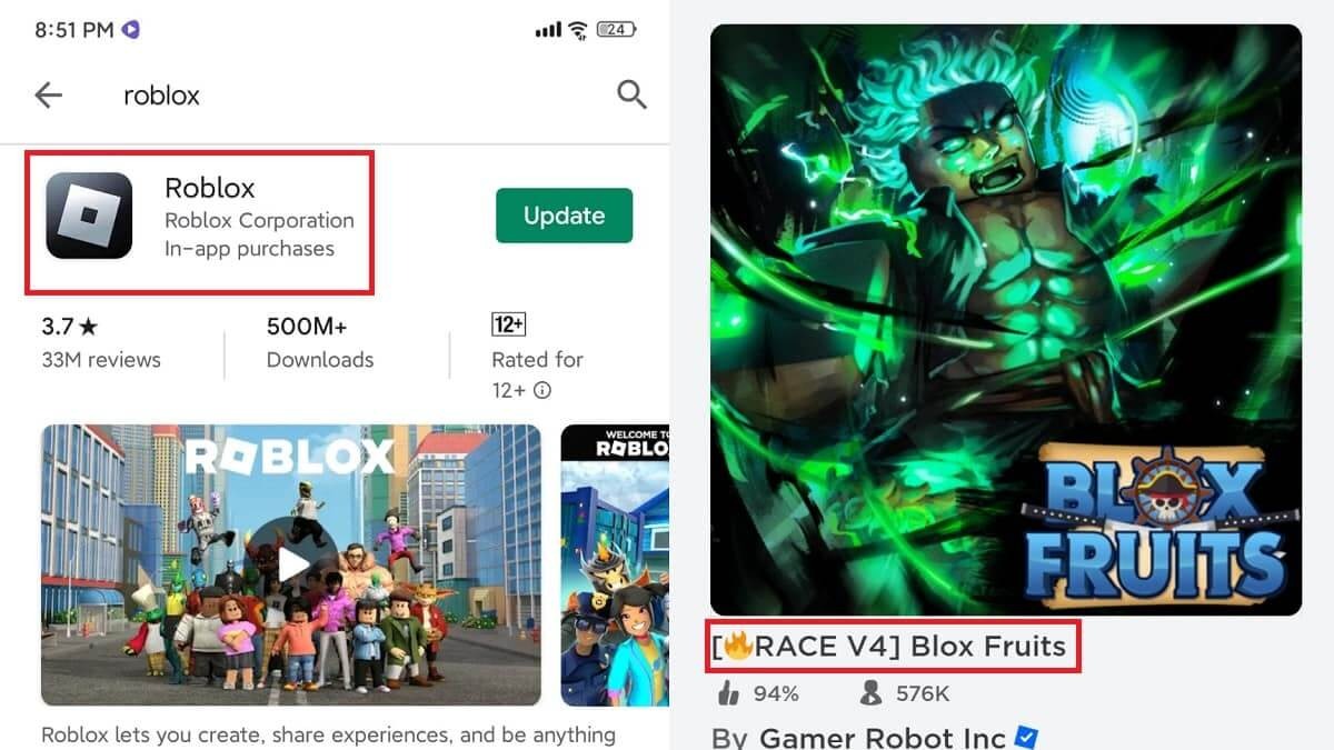 Hướng dẫn cách nhập code Blox Fruit - bước 1