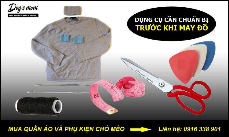 Hướng dẫn cách may quần áo cho thú cưng [20+ mẫu quần áo chó mèo đẹp]