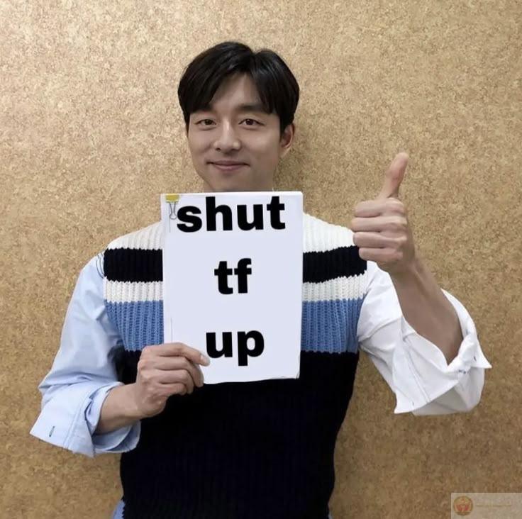 Câm mồm vào cho thế giới được bình yên