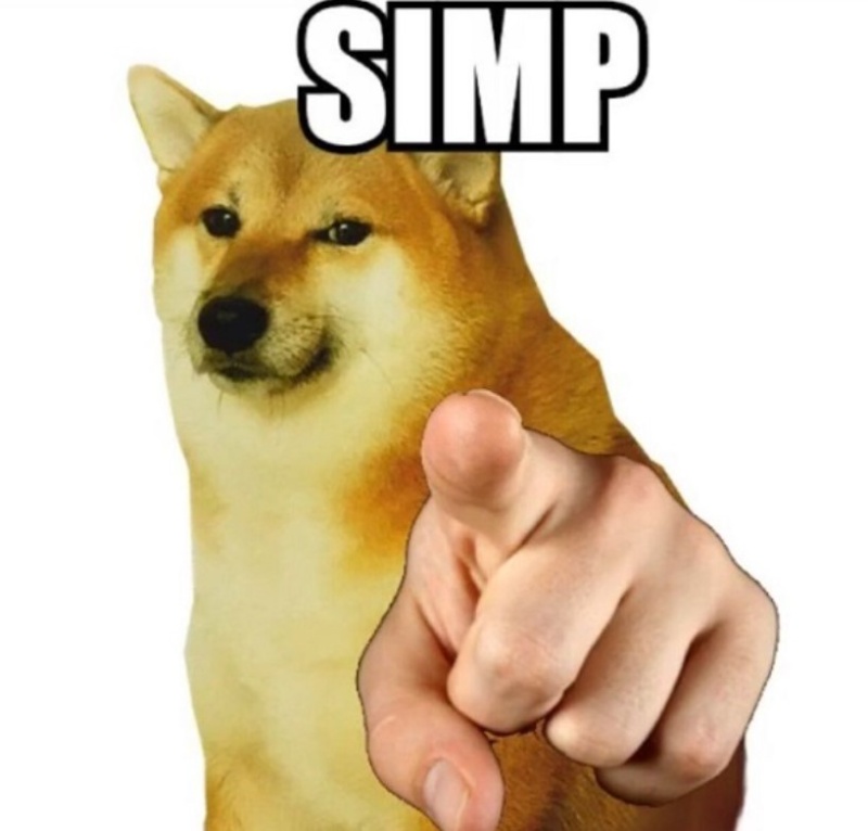 Meme của chó cho thấy tay