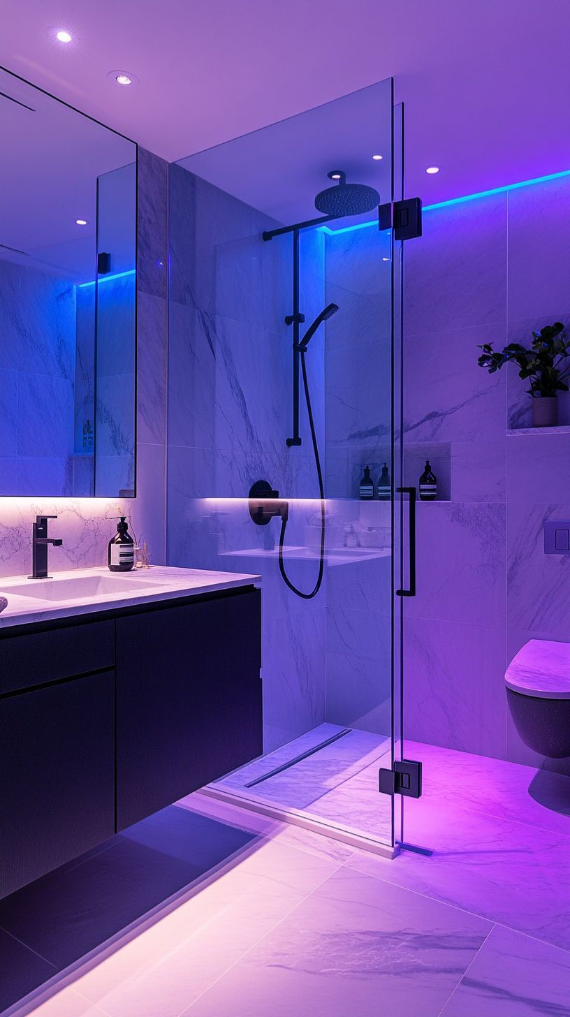 Vibe màu tím lãng mạn khiến người xem dễ dàng chìm trong cảm xúc