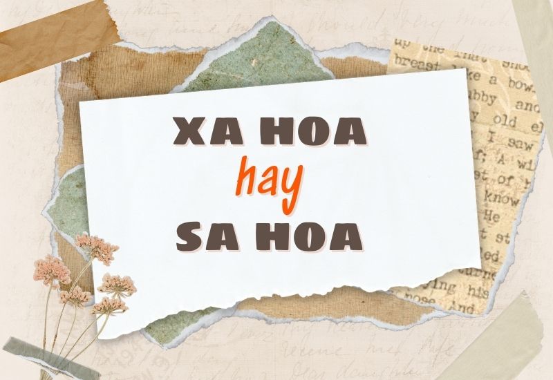Xa hoa hay sa hoa đúng chính tả?