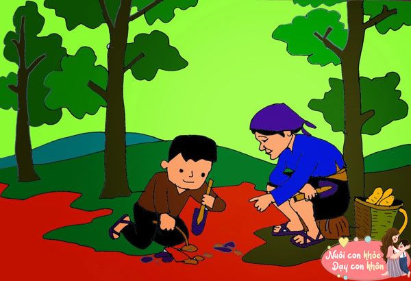 Truyện cổ tích: Sự tích cây khoai lang