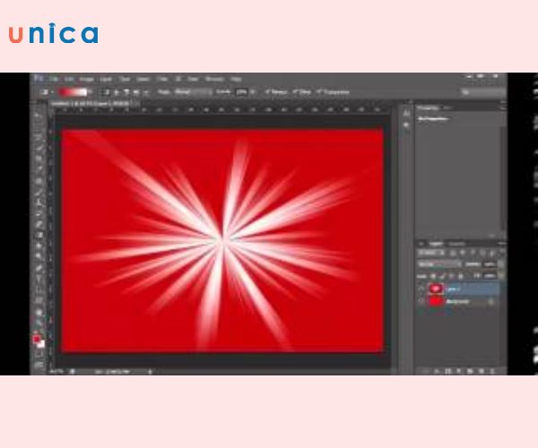 Tạo hào quang bằng công cụ Elliptical Marquee Tool và Gradient Tool