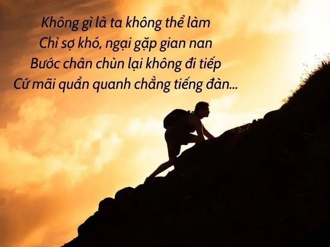 30 bài thơ về sự cố gắng trong công việc và cuộc sống