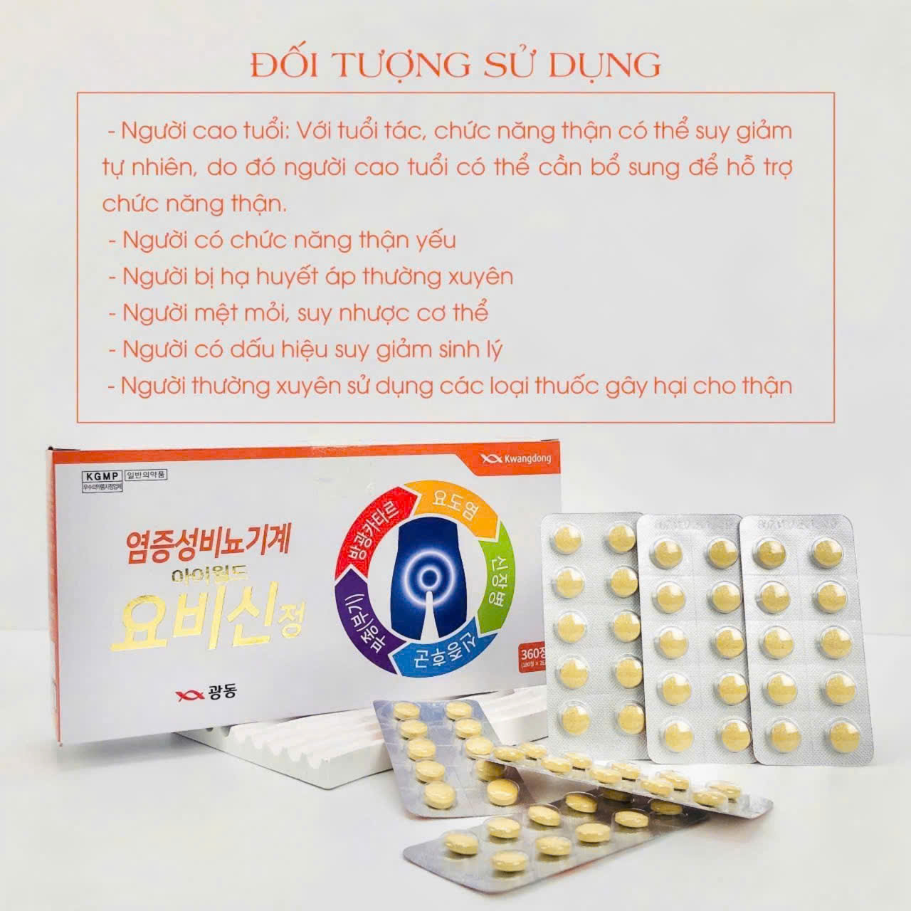 Đối tượng nên sử dụng sản phẩm bổ thận Kwangdong