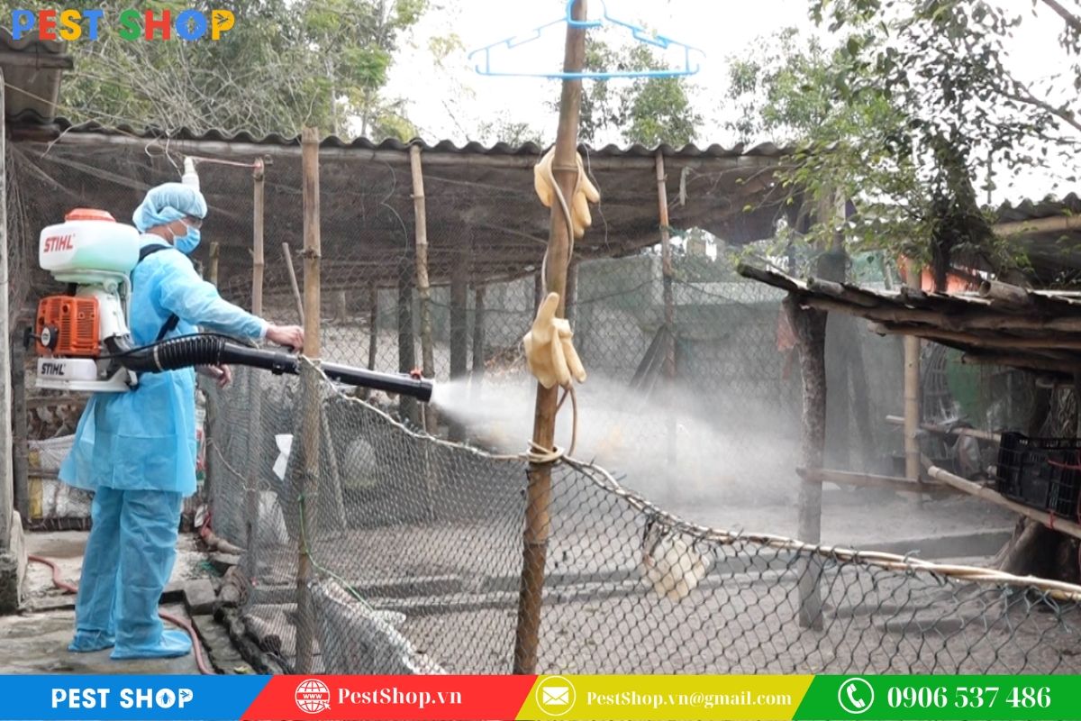 thuốc khử trùng chuồng trại