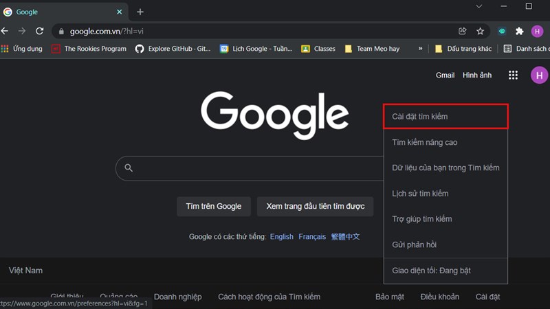 Hướng dẫn cách tắt tìm kiếm an toàn trên Google bằng máy tính