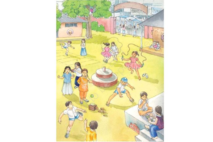 20+ bức tranh hoạt động ở trường đẹp và dễ vẽ nhất