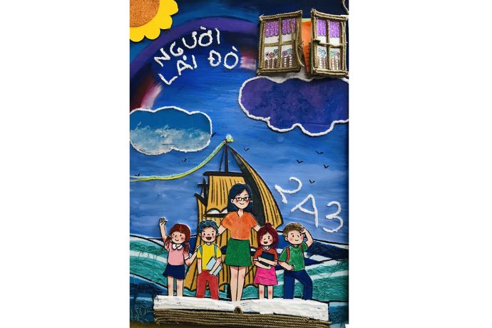 20+ bức tranh hoạt động ở trường đẹp và dễ vẽ nhất