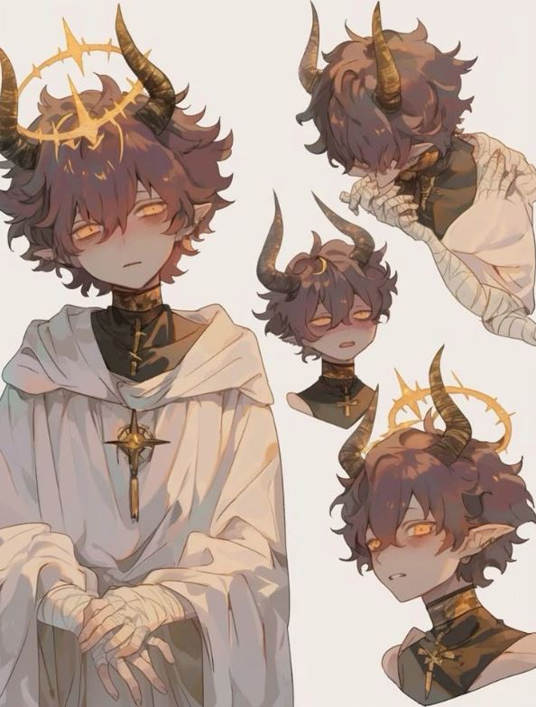 Cậu bé quỷ rồng anime với vầng hào quang