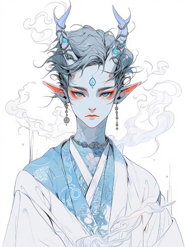 Rồng anime lạnh lùng mang vẻ đẹp thanh cao