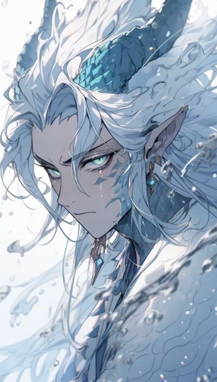 Chiến binh rồng anime với ánh nhìn băng giá