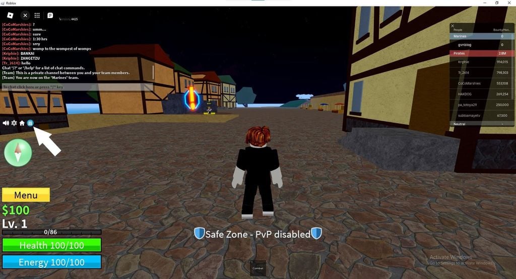 Hướng dẫn nhập code Blox Fruits (Blox Piece) - GEARVN