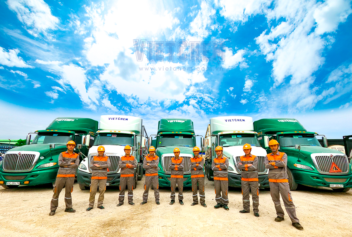 VIETCHEM với hệ thống xe chuyên dụng trong vận chuyển hóa chất hiện nay