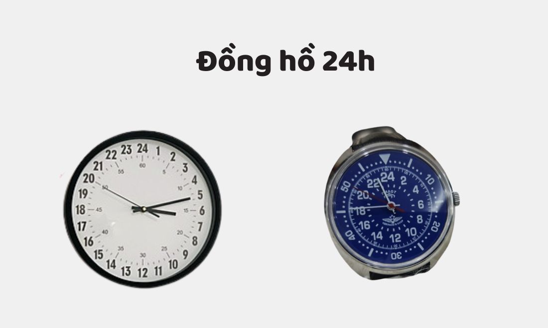 Đồng hồ 24 giờ là gì? Chúng có gì khác với đồng hồ 12h?