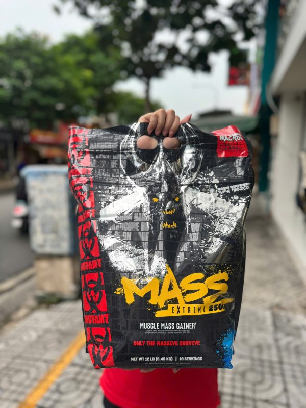Sữa Tăng Cân Mutant Mass Extreme 2500 12Lbs – Túi 5.45Kg – BAO BÌ MỚI