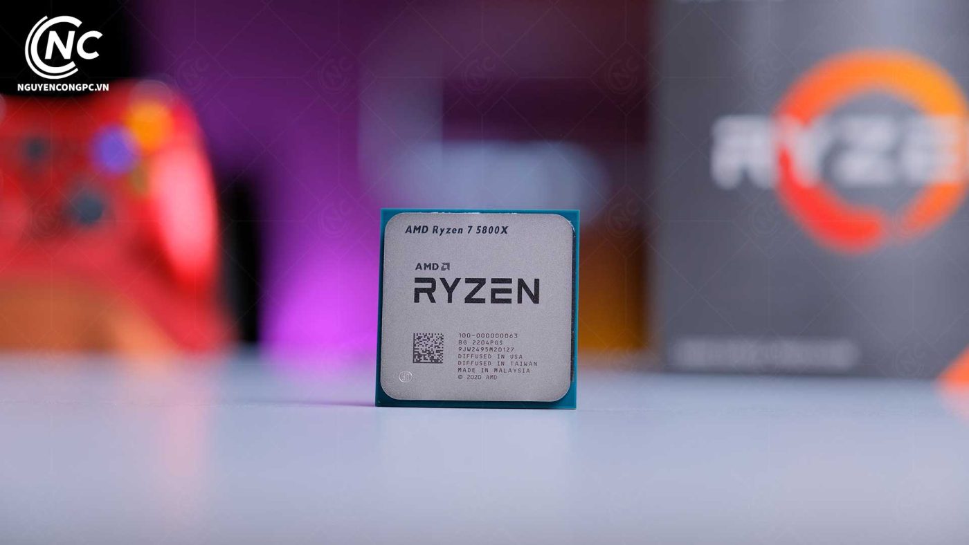 CPU AMD Ryzen 7 5800X (8 Nhân / 16 Luồng | 3.8GHz Boost 4.7GHz | 32MB Cache | PCIe 4.0)