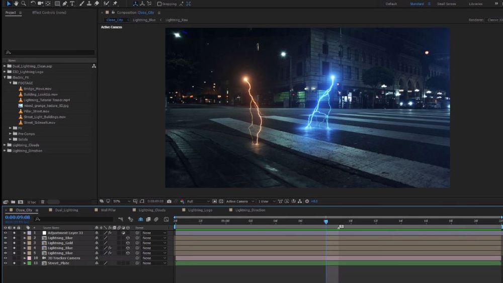 Adobe After Effects 2024 có hiệu ứng nâng cao