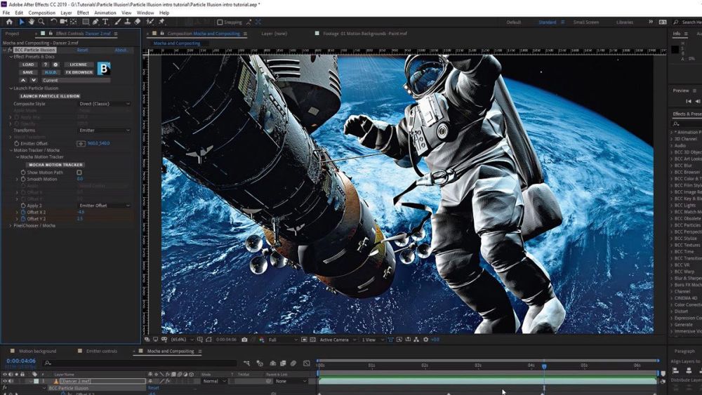Adobe After Effects tạo ảnh 3D ấn tượng