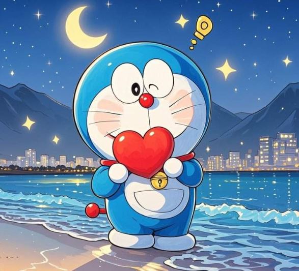 avatar hình nền doremon cute