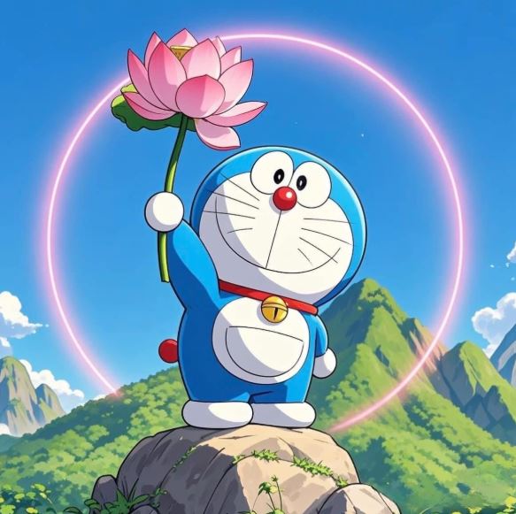 doraemon cute khóc