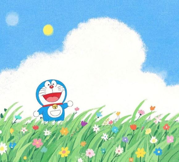 dễ thương doremon cute chibi