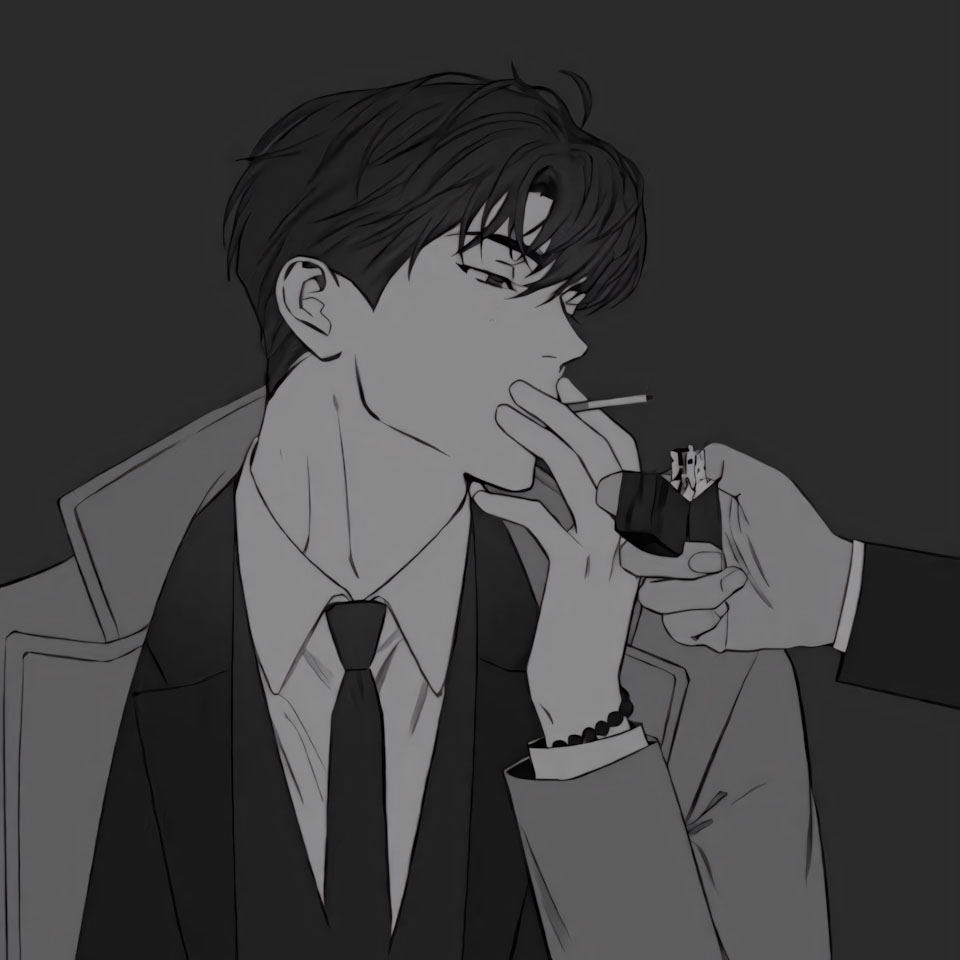 avatar anh anime nam buon den trang 960px 960px 13